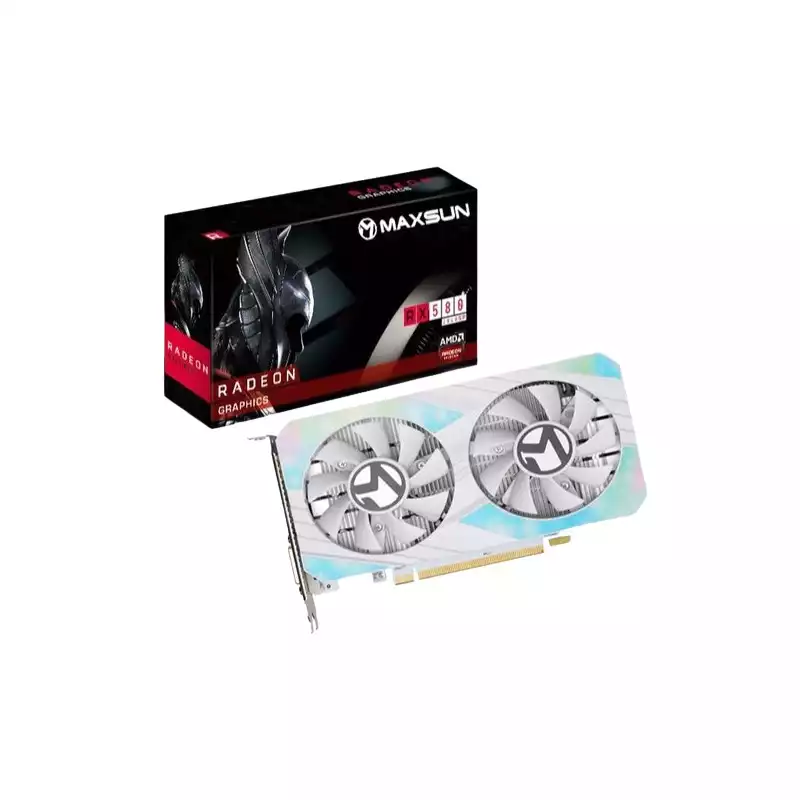 Maxsun AMD Radeon RX 580 8GB GDDR5 Graphics Card (White)