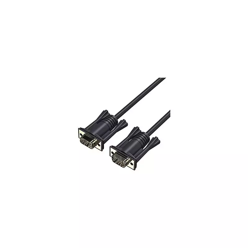 Yuanxin YVX-005 VGA Male to Male 5 Meter Black Cable