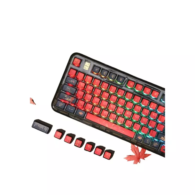 YUNZII Nine-Tailed Fox PBT Keyboard Keycap Set-gallery-3