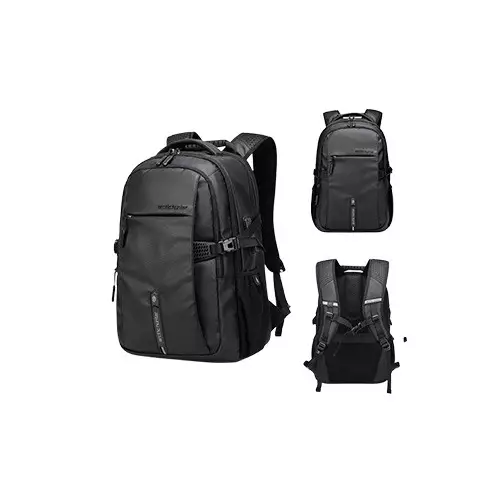 ARCTIC HUNTER B00388 Waterproof Light Large Capacity Black Backpack-gallery-1