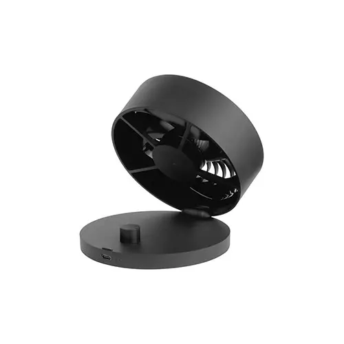 Arctic Summair Plus Rechargeable Foldable Table Fan (Black)-gallery-2