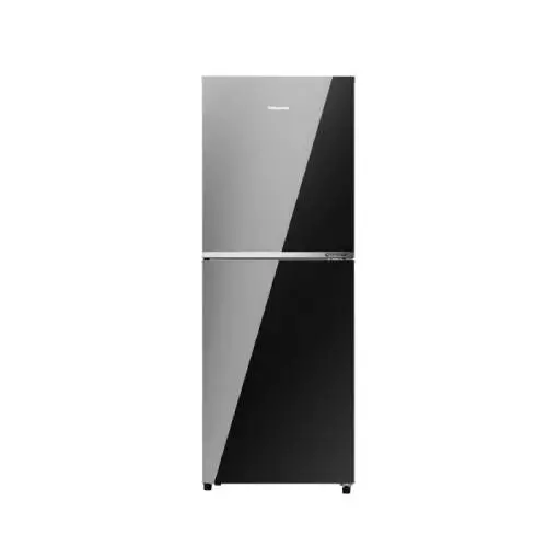 Hisense 277L TMF Inverter Glass Door Refrigerator (Mirror Black)