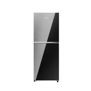 Hisense 277L TMF Inverter Glass Door Refrigerator (Mirror Black)