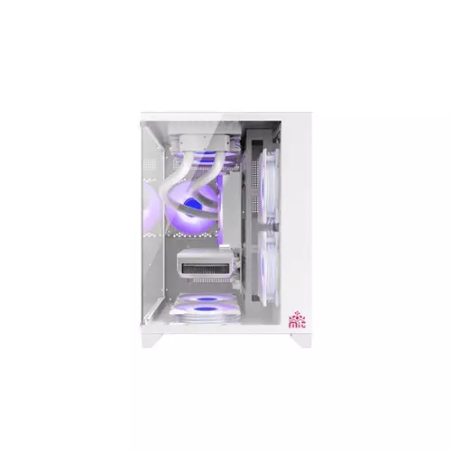 Monarch Mystery Box X5 Desktop Gaming Case (White)-gallery-1