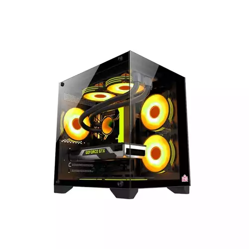 Monarch Mystery Box X5 Desktop Gaming Case (Black)