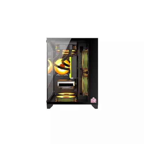 Monarch Mystery Box X5 Desktop Gaming Case (Black)-gallery-1