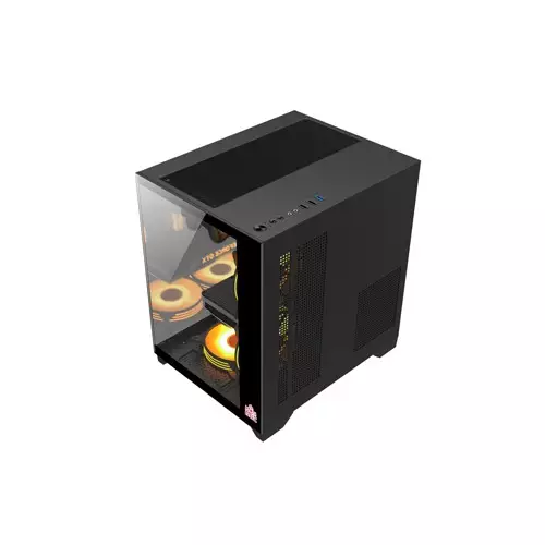 Monarch Mystery Box X5 Desktop Gaming Case (Black)-gallery-3