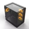 MONARCH AQUA X7 ARGB ATX Desktop Gaming Case (Black)-gallery-2