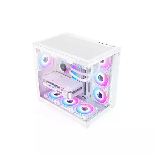 Monarch City Ranger X7 ARGB Mid-Tower ATX Desktop Case (white)-gallery-2