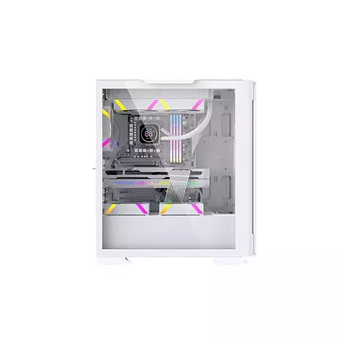 ARESZE KT02W E-ATX Mid-Tower Desktop Gaming Case-gallery-2