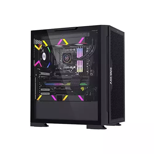 ARESZE KT02B E-ATX Mid-Tower Desktop Gaming Case-gallery-1