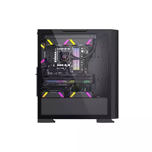 ARESZE KT02B E-ATX Mid-Tower Desktop Gaming Case-gallery-2