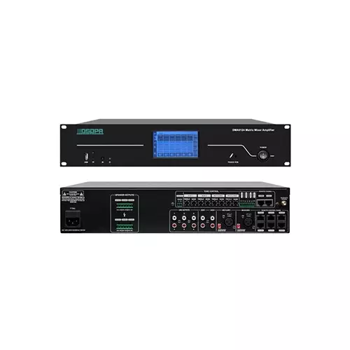 DSPPA DMA6124 240W 6 Channels Digital Audio Matrix Amplifier with Remote Control-gallery-1