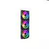 Jungle Leopard JM-V2 120mm Infinite Mirror Building block ARGB Casing Fan (Black)-gallery-2