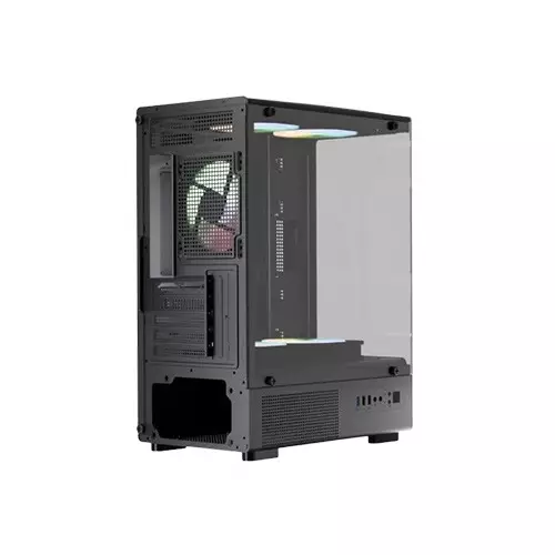 ARS Snow J-330-1 ARGB M-ATX Mid Tower Desktop Gaming Case (Black)-gallery-3