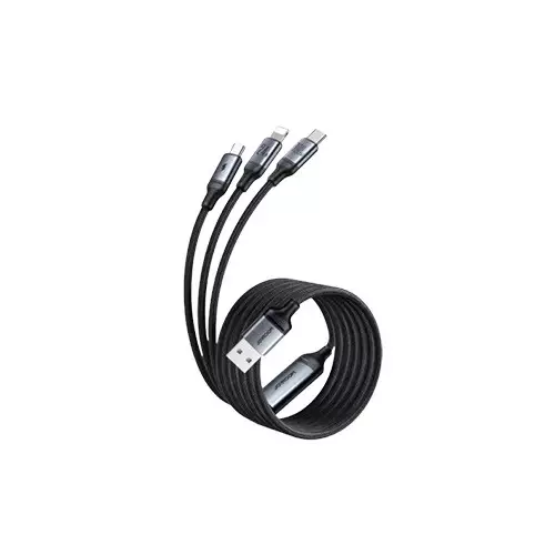 Joyroom A21 100W USB to 3-in-1 Fast Charging Cable-gallery-2