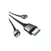 Joyroom A21 100W USB to 3-in-1 Fast Charging Cable-gallery-1