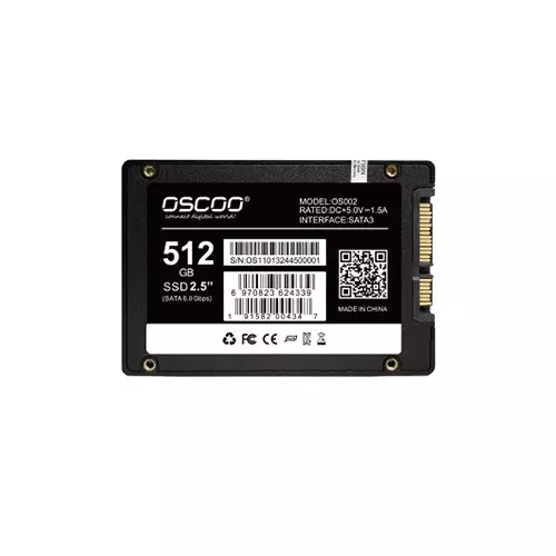 OSCOO SSD-001-BK 512GB SATA SSD (Black)-gallery-2