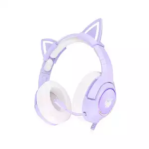 ONIKUMA K9 RGB Stereo Gaming Headset with Cat Ears (Purple)