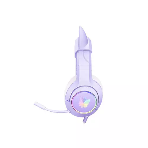 ONIKUMA K9 RGB Stereo Gaming Headset with Cat Ears (Purple)-gallery-1