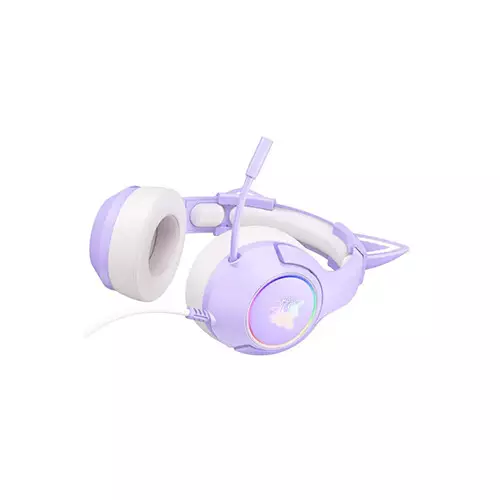 ONIKUMA K9 RGB Stereo Gaming Headset with Cat Ears (Purple)-gallery-3