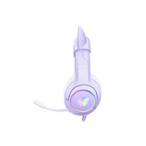 ONIKUMA K9 RGB Stereo Gaming Headset with Cat Ears (Purple)-gallery-4