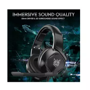 ONIKUMA K19 RGB Gaming Headphone (Black)-gallery-2