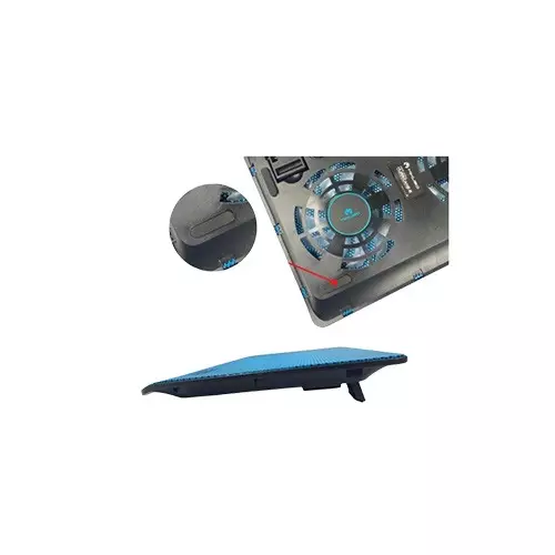 Mikuso NCP-064 Shiron-2 Dual Fan LED Laptop Cooling Pad-gallery-3