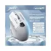LINGBAO M8 Tri-Mode Wireless Gaming Mouse with Display (White)-gallery-1