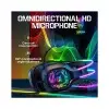 ONIKUMA X22 Cool RGB Dynamic Light Wired Gaming Headset (Black)-gallery-2
