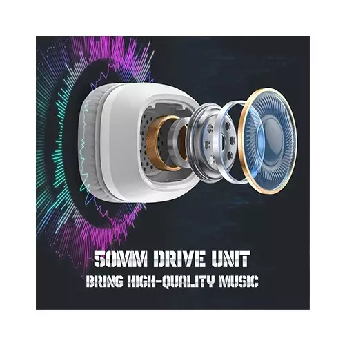 ONIKUMA X22 Cool RGB Dynamic Light Wired Gaming Headset (White)-gallery-3