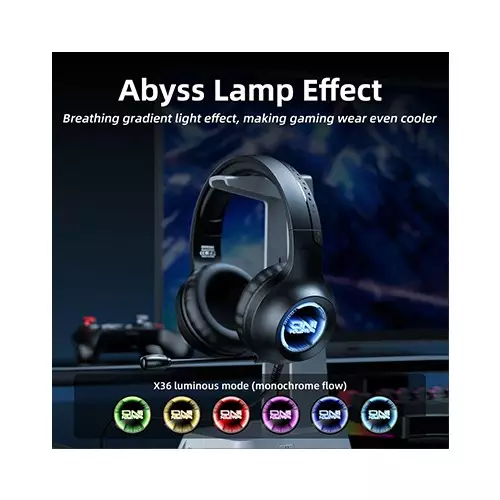 ONIKUMA X36 RGB 3.5mm Over-Ear Gaming Headset-gallery-3