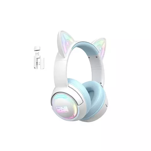 ONIKUMA GT838 Wireless RGB Gaming Blue Headset with Microphone-gallery-1