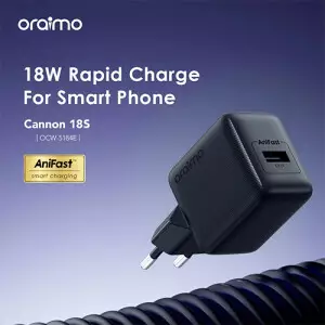 Oraimo Cannon 18S OCW-5184E-M53 18W QC3.0 & PE2.0 Charger with Micro USB Cable-gallery-1