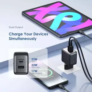 Oraimo PowerGaN 33 Pro 33W GaN Wall Charger with Type-C Cable-gallery-2
