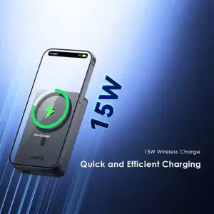 Oraimo MagPower 15 10000mAh 15W Wireless Power Bank (Light gold)-gallery-3
