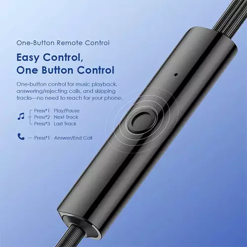 Oraimo CONCH 2 Neo 3.5MM Wired In-Ear Earphone (Purple)-gallery-2
