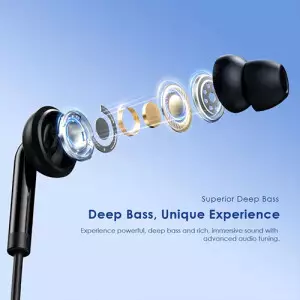 Oraimo CONCH 2 Neo 3.5MM Wired In-Ear Earphone (Purple)-gallery-1