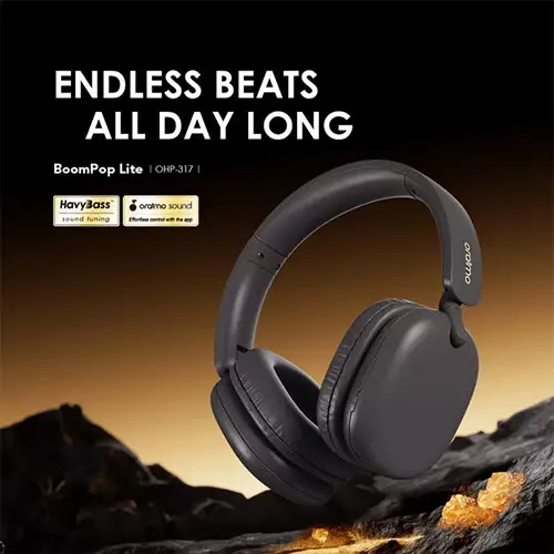 Oraimo BoomPop Lite ENC Over-Ear Wireless Headphones-gallery-2