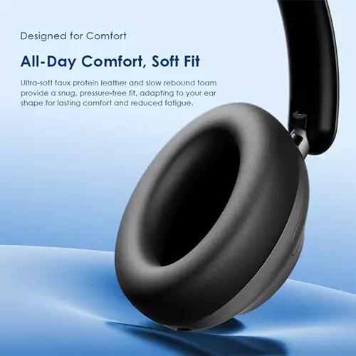 Oraimo BoomPop Pro ANC Over-Ear Headphones (White)-gallery-2
