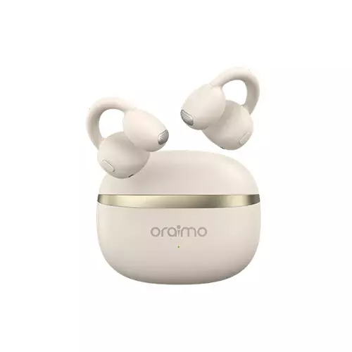 Oraimo OpenSnap Clip-On True Wireless Earbuds (Light Gold)