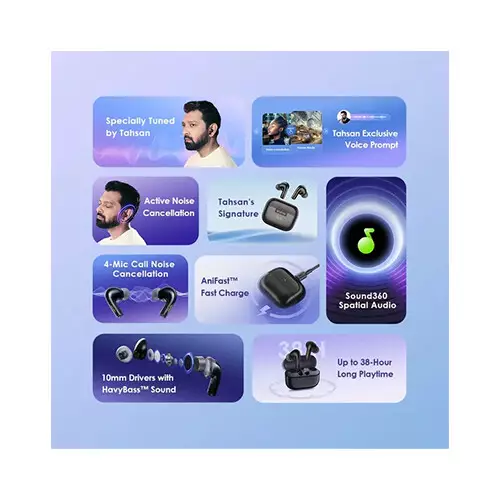 Oraimo SpaceBuds Z ANC True Wireless Earphones-gallery-4