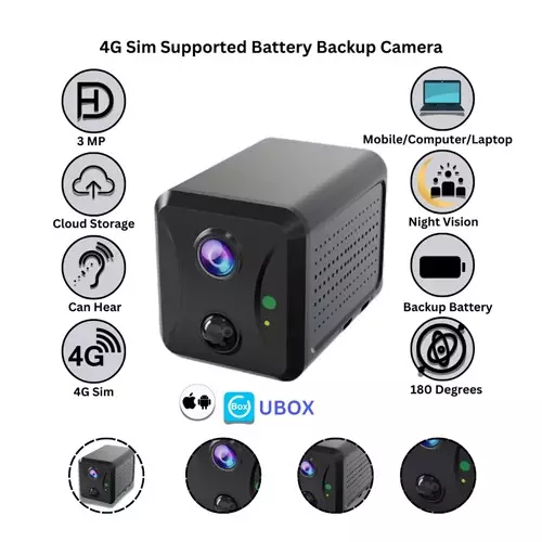 Champion 4G Sim Supported Battery Backup Camera-gallery-1