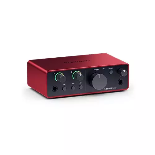 Focusrite Scarlett Solo 4th Gen Type-C Audio Interface-gallery-1