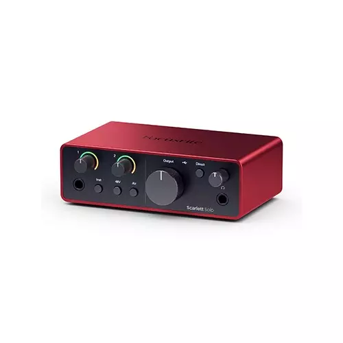 Focusrite Scarlett Solo 4th Gen Type-C Audio Interface-gallery-2