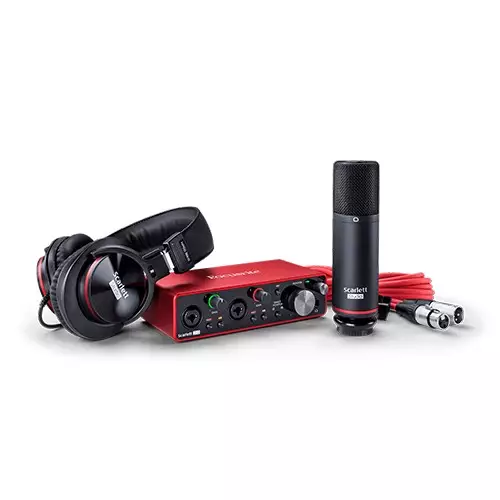 Focusrite Scarlett 2i2 Studio 3rd Gen USB Audio Interface and Recording Bundle-gallery-1
