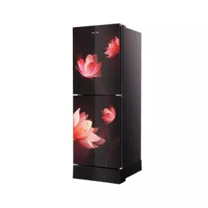 Whirlpool Fresh Magic Pro 236L Glass Door Florina Red Refrigerator-gallery-2