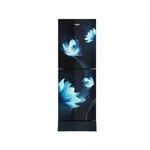 Whirlpool Fresh Magic Pro 236L Glass Door Florina Blue Refrigerator