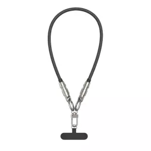 BWOO BO-X309 2 In 1 Type-C to Lightning Charging Cable Built-in Phone Lanyard-gallery-1
