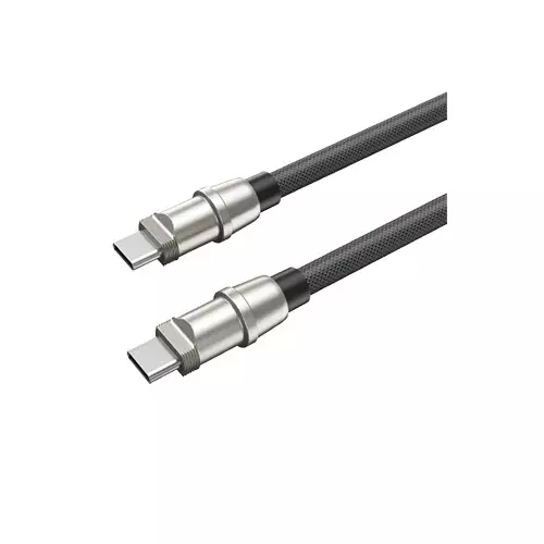 BWOO BO-X310 2 In 1 Type-C to Type-C Charging Cable Built-in Phone Lanyard-gallery-2